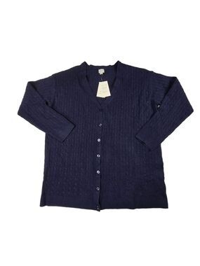 A new day Navy Blue V-neck Cardigan Size XXL